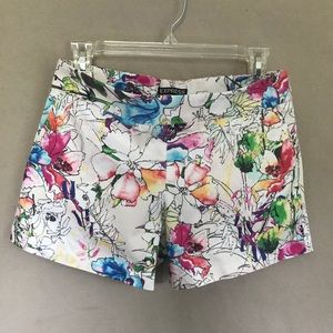 Express Shorts Floral Women's Size 00